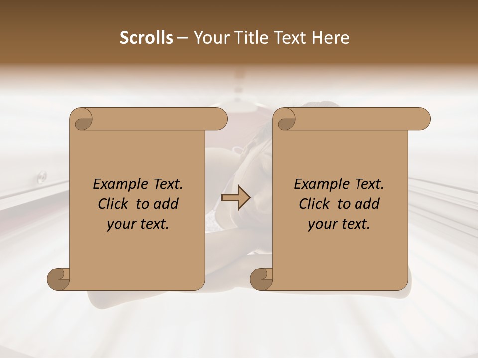 Lamp Smiling Bed PowerPoint Template