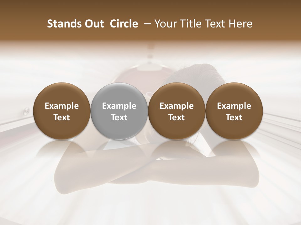 Lamp Smiling Bed PowerPoint Template