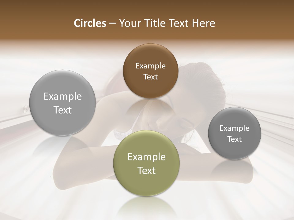 Lamp Smiling Bed PowerPoint Template