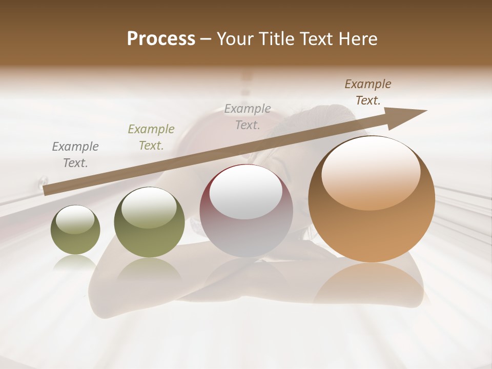 Lamp Smiling Bed PowerPoint Template
