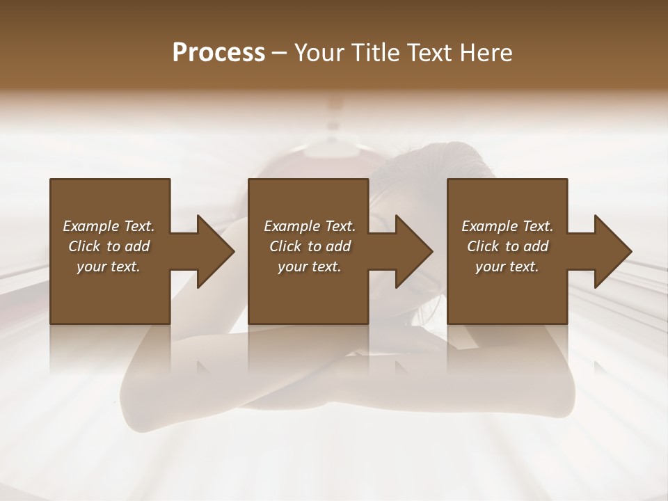 Lamp Smiling Bed PowerPoint Template