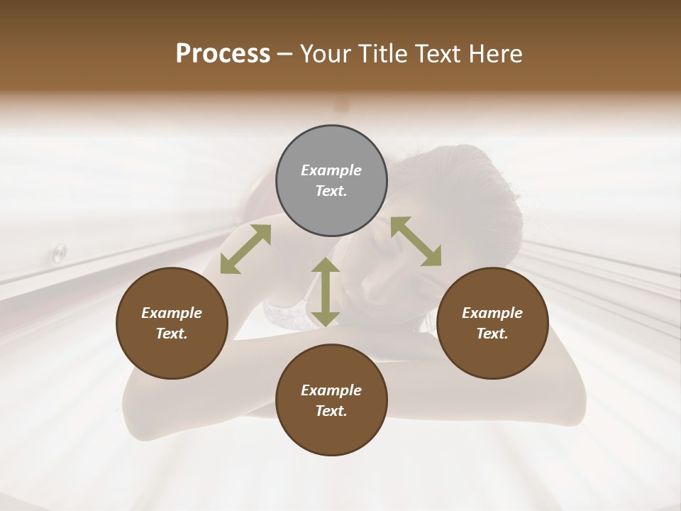 Lamp Smiling Bed PowerPoint Template