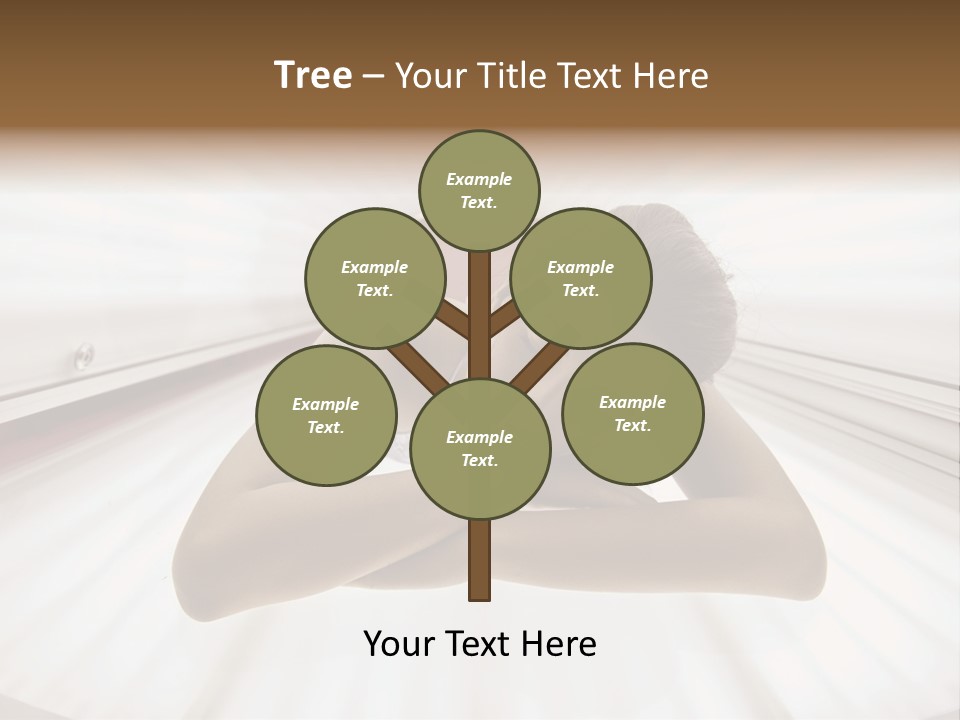 Lamp Smiling Bed PowerPoint Template