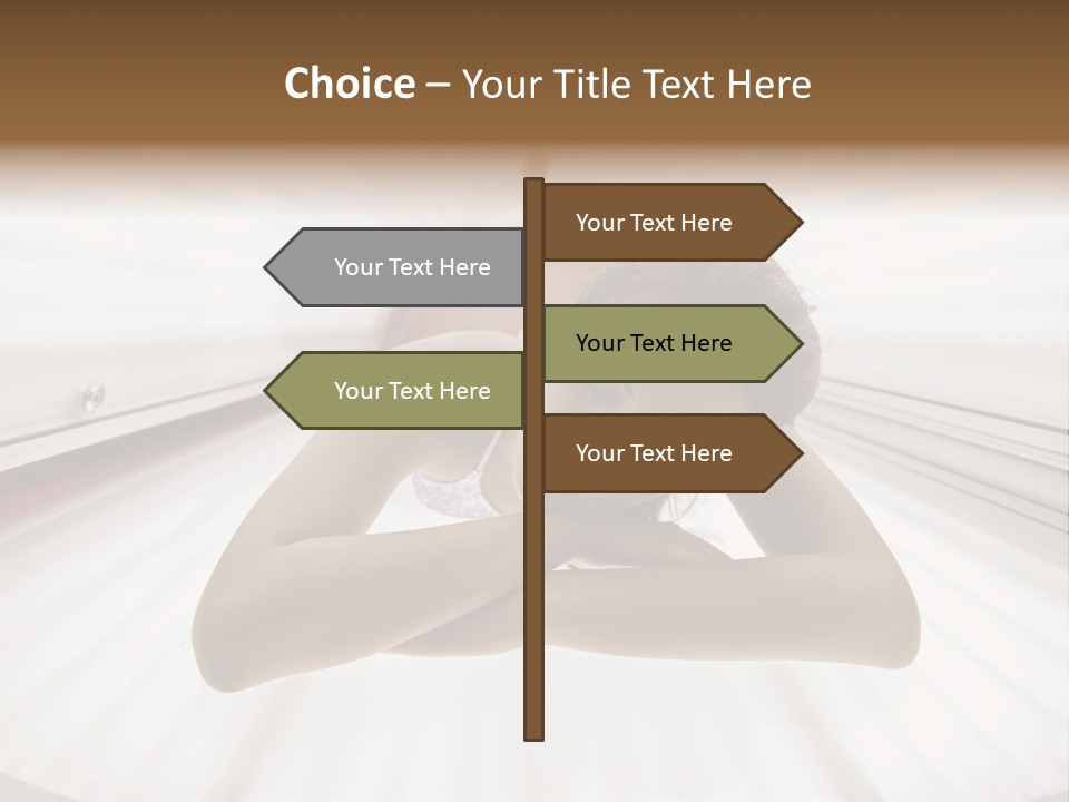 Lamp Smiling Bed PowerPoint Template