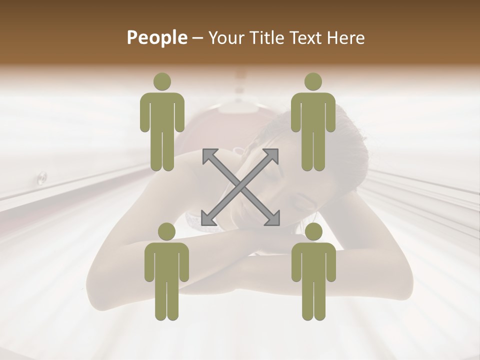 Lamp Smiling Bed PowerPoint Template