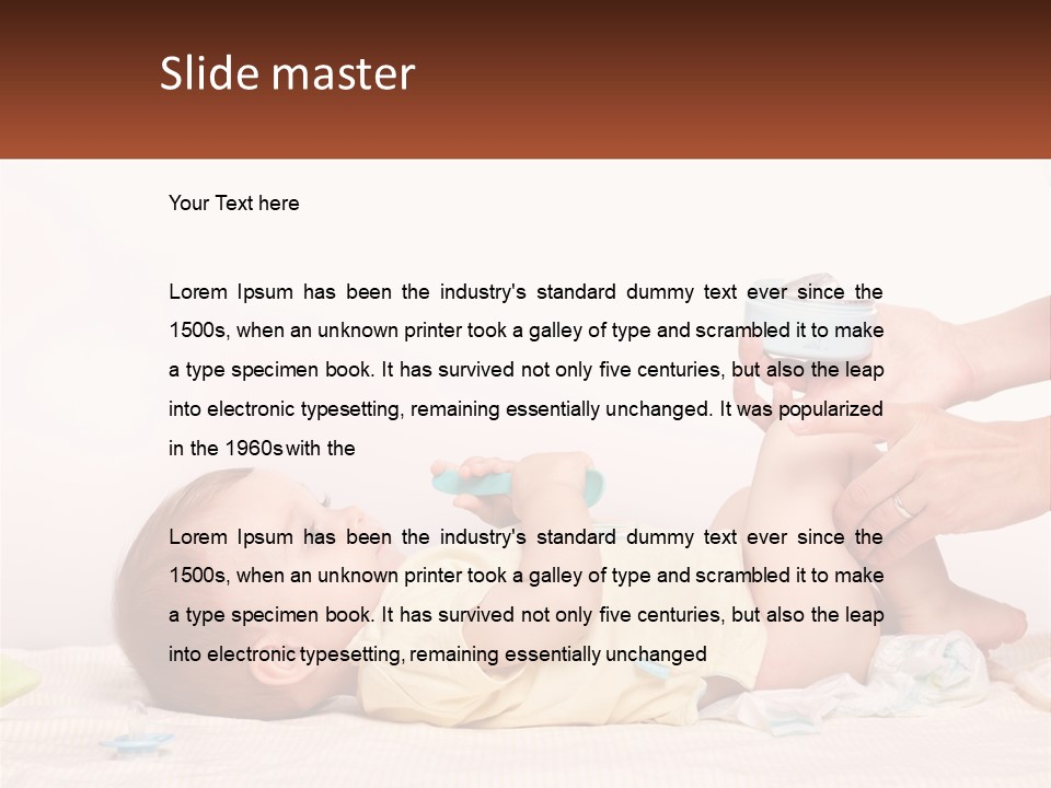 Person Care Mom PowerPoint Template