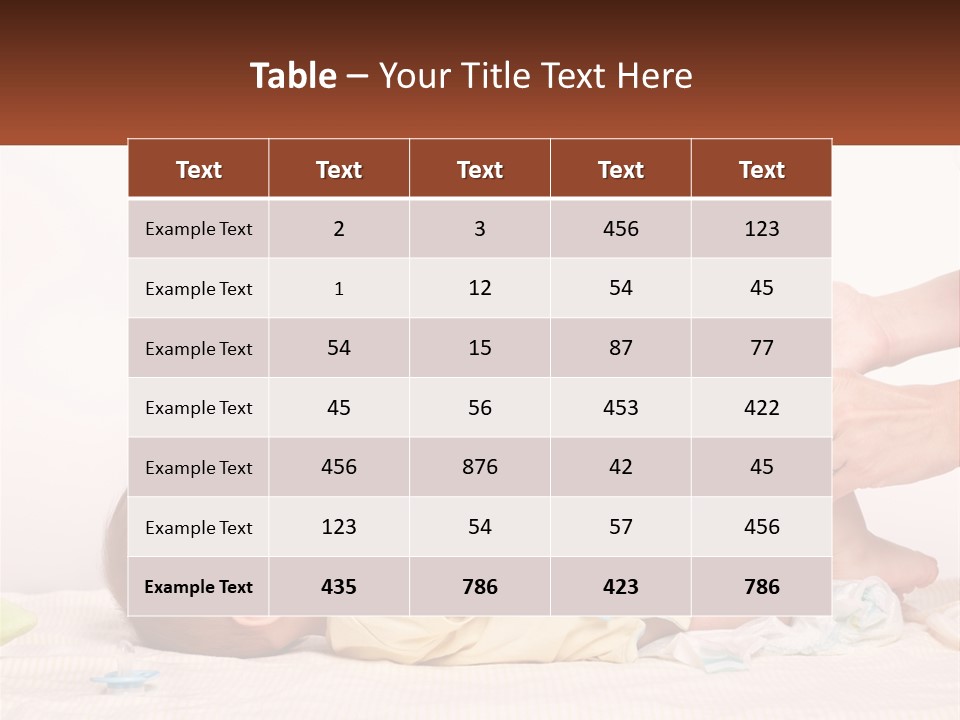 Person Care Mom PowerPoint Template