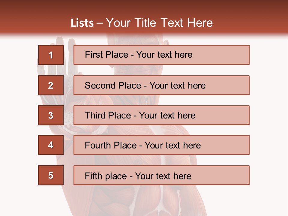 Angle Body Illustration PowerPoint Template