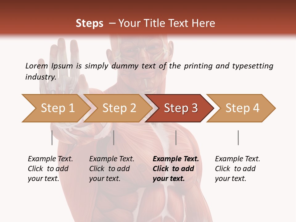 Angle Body Illustration PowerPoint Template