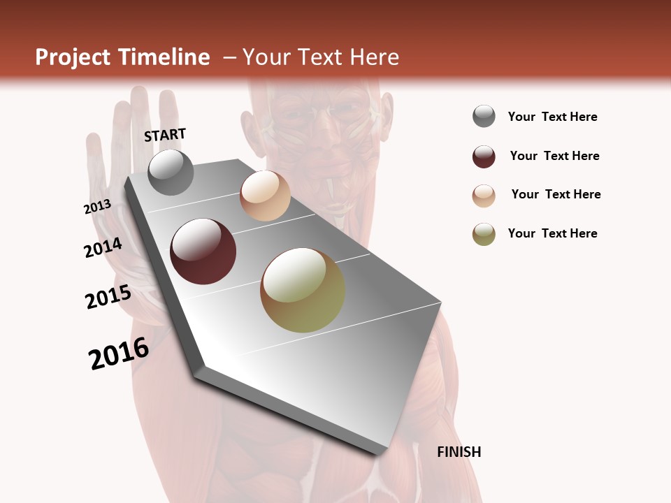 Angle Body Illustration PowerPoint Template