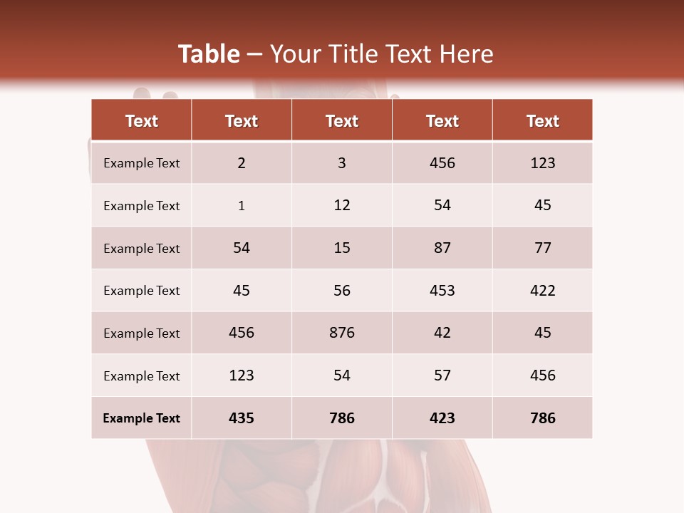 Angle Body Illustration PowerPoint Template