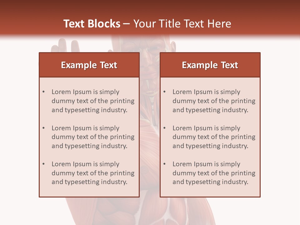 Angle Body Illustration PowerPoint Template