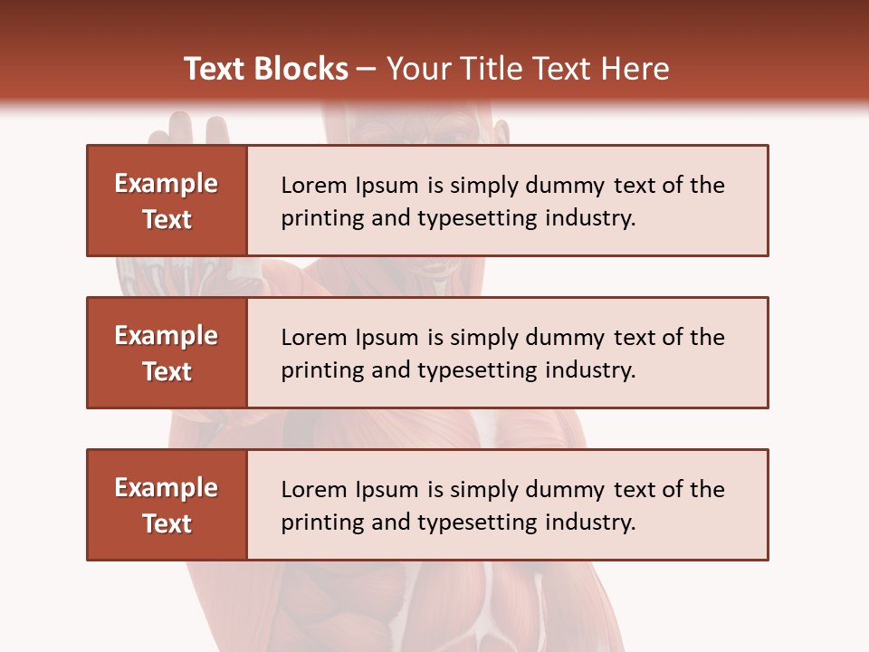 Angle Body Illustration PowerPoint Template