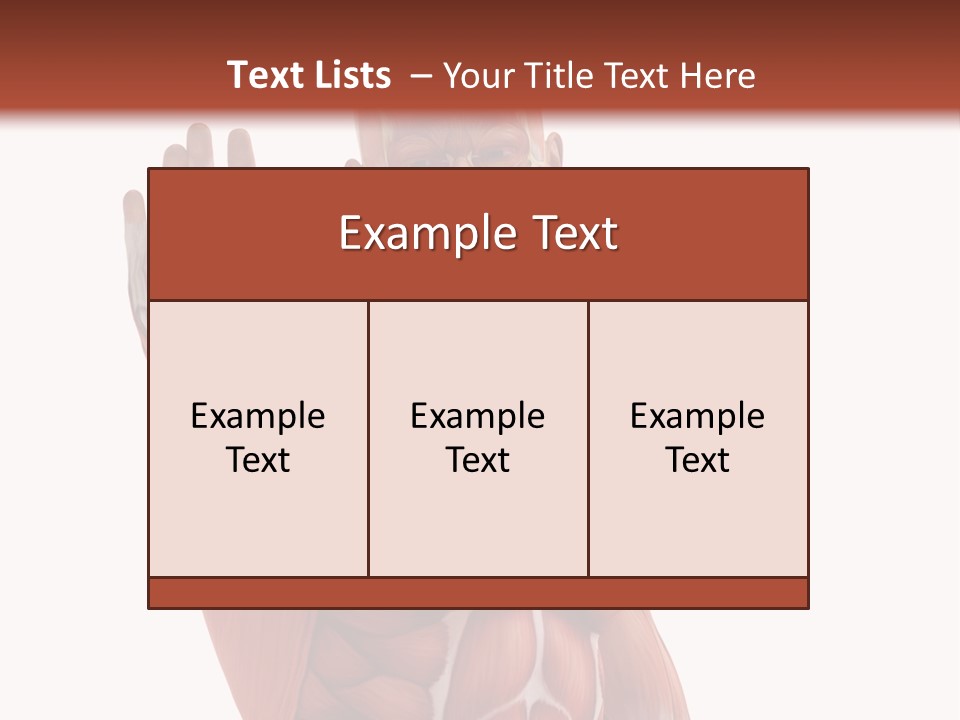 Angle Body Illustration PowerPoint Template