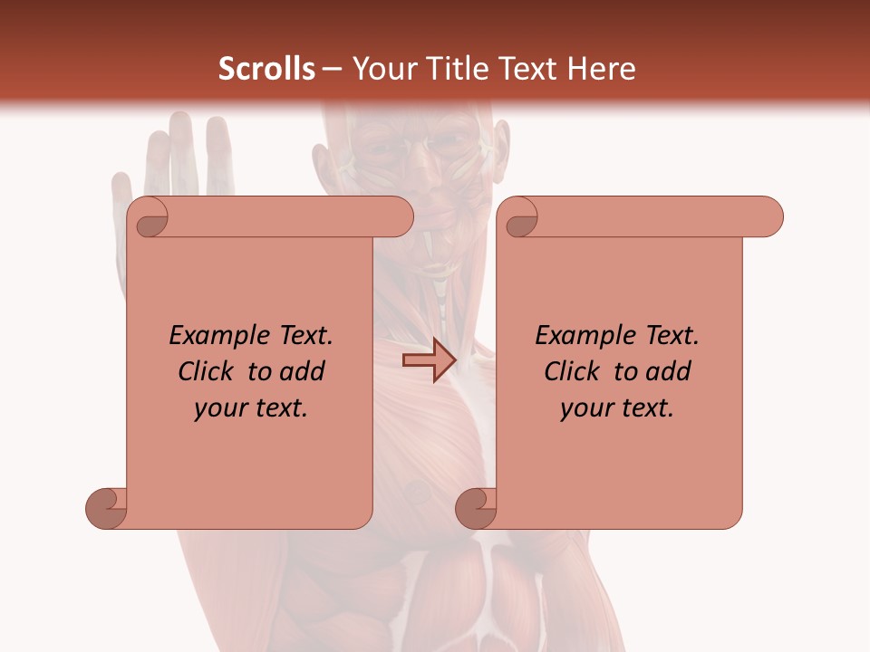 Angle Body Illustration PowerPoint Template