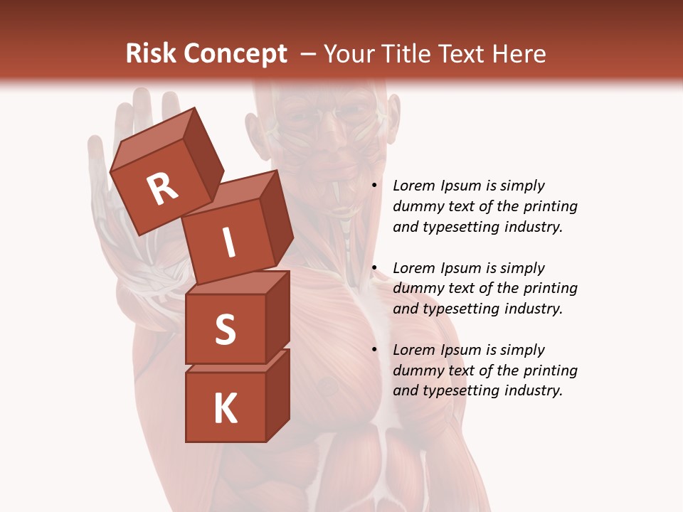 Angle Body Illustration PowerPoint Template