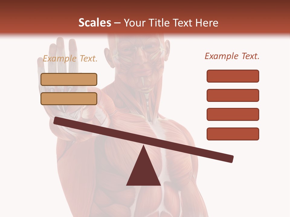 Angle Body Illustration PowerPoint Template