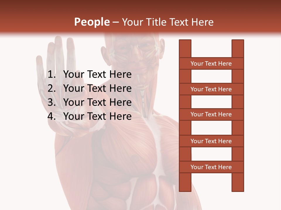 Angle Body Illustration PowerPoint Template