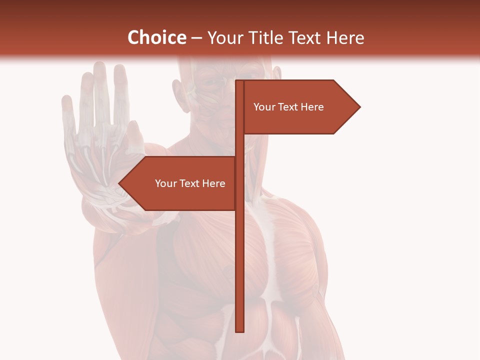Angle Body Illustration PowerPoint Template