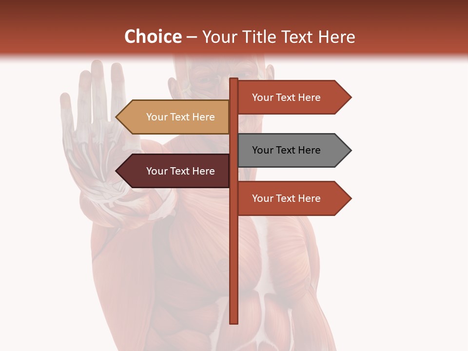 Angle Body Illustration PowerPoint Template