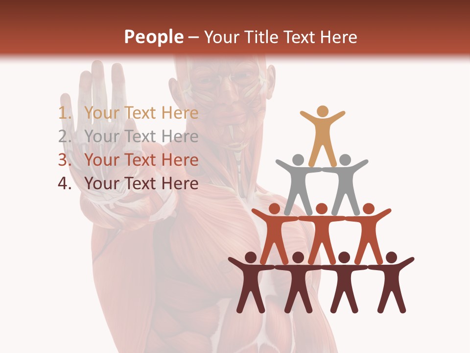 Angle Body Illustration PowerPoint Template