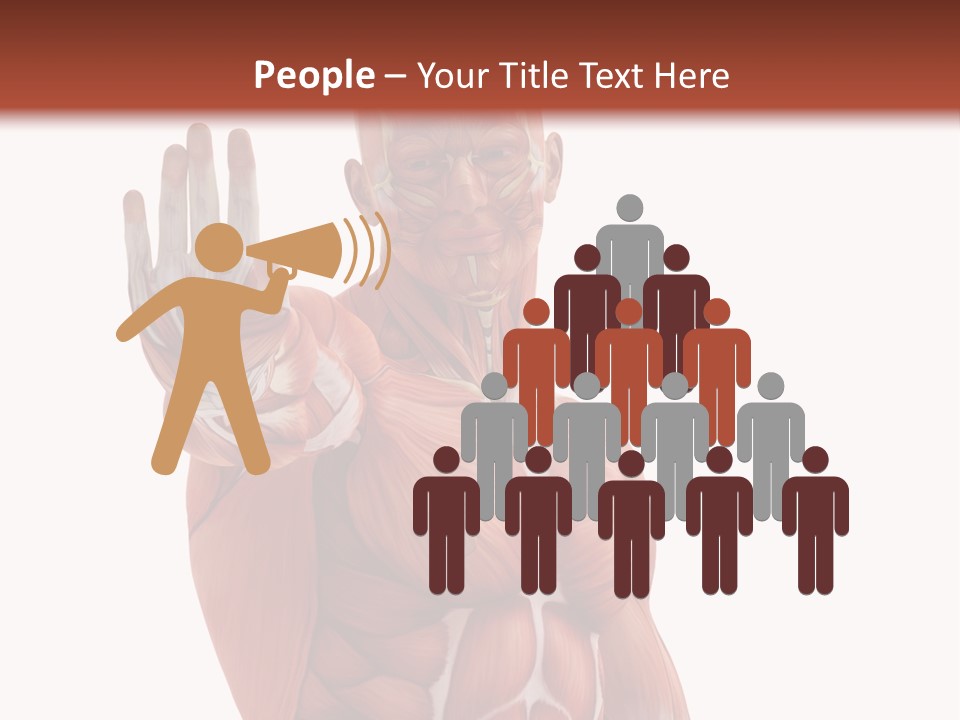 Angle Body Illustration PowerPoint Template