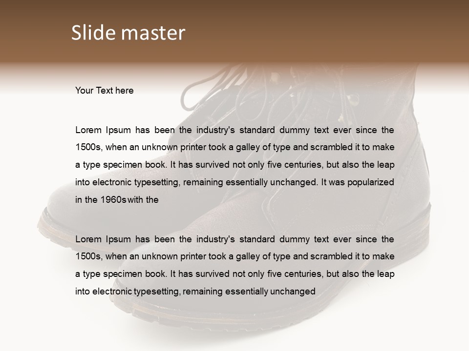 Men Rough Old PowerPoint Template