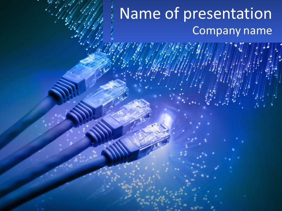 Network Optic Electronics PowerPoint Template