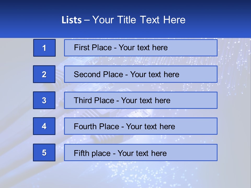 Network Optic Electronics PowerPoint Template
