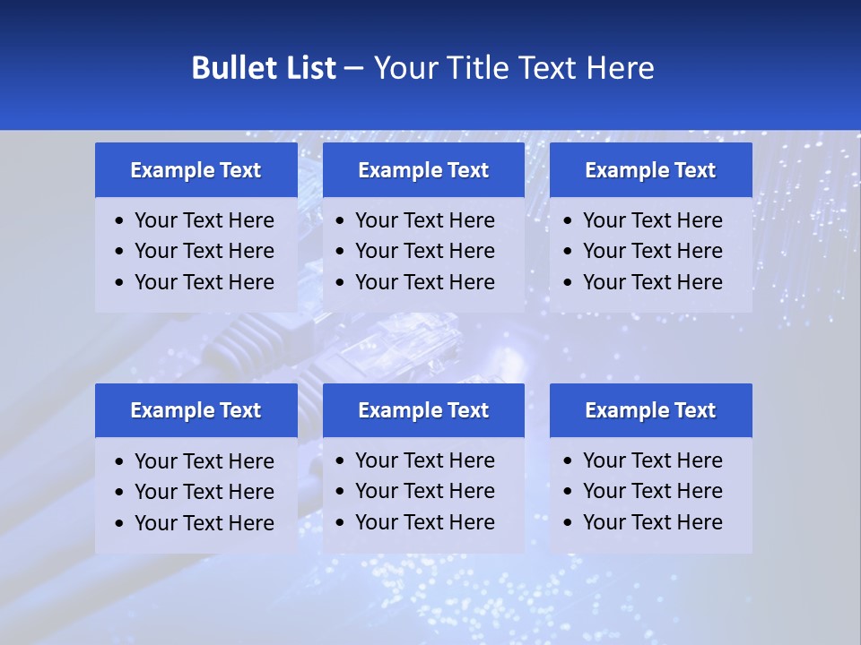 Network Optic Electronics PowerPoint Template