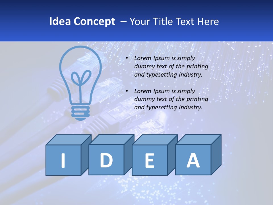 Network Optic Electronics PowerPoint Template