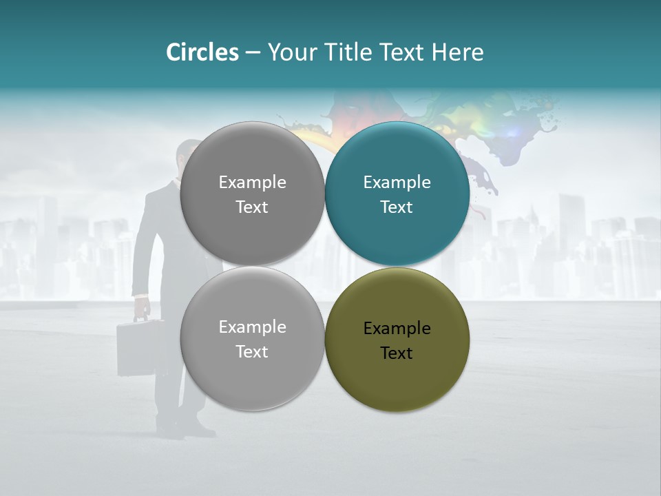 Man Way Paint PowerPoint Template