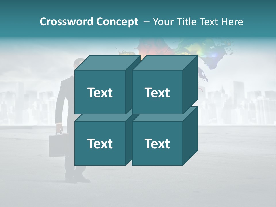 Man Way Paint PowerPoint Template
