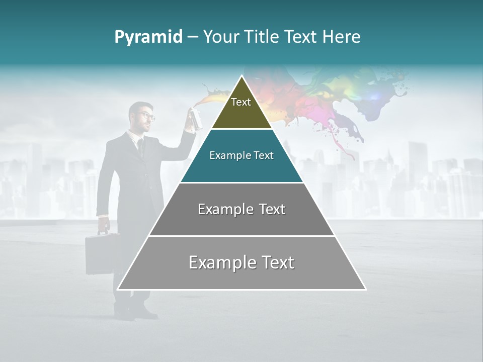 Man Way Paint PowerPoint Template