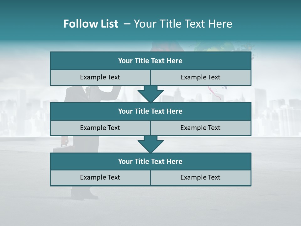 Man Way Paint PowerPoint Template