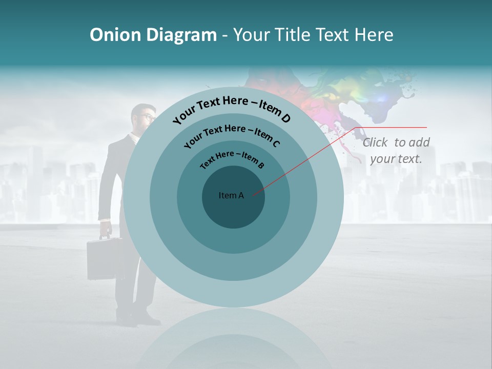 Man Way Paint PowerPoint Template