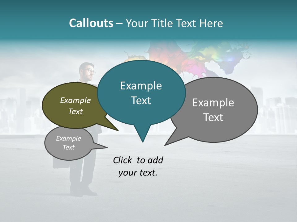 Man Way Paint PowerPoint Template