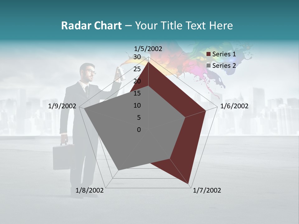 Man Way Paint PowerPoint Template