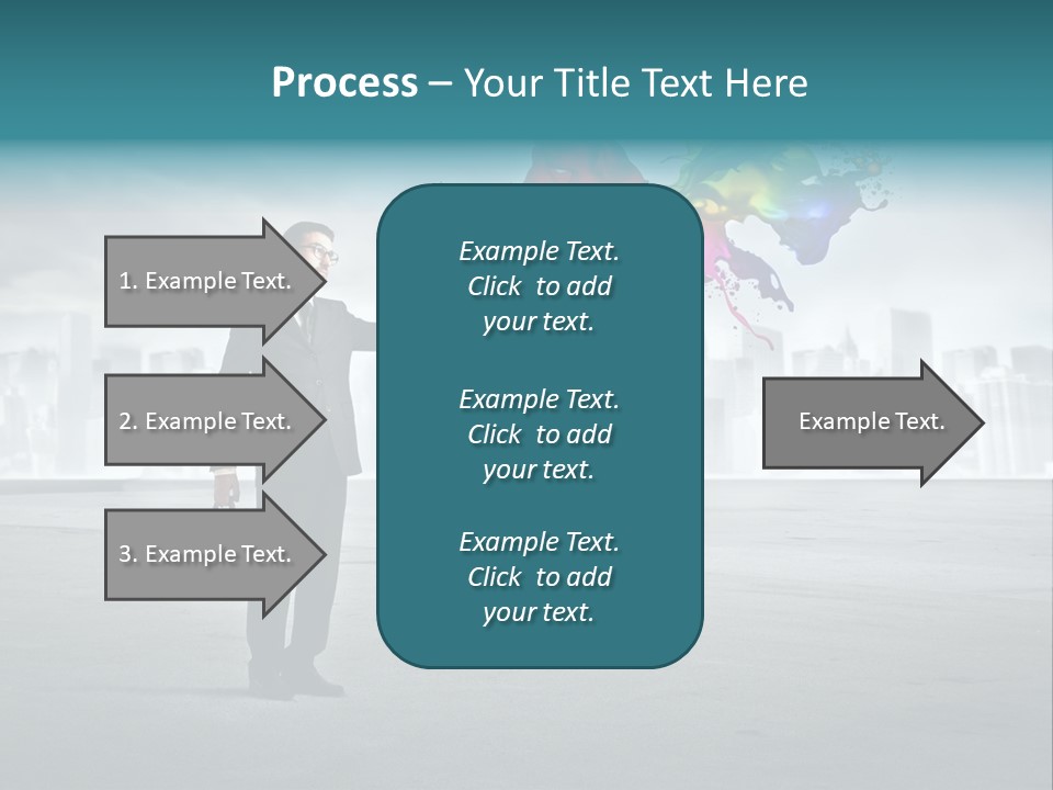 Man Way Paint PowerPoint Template