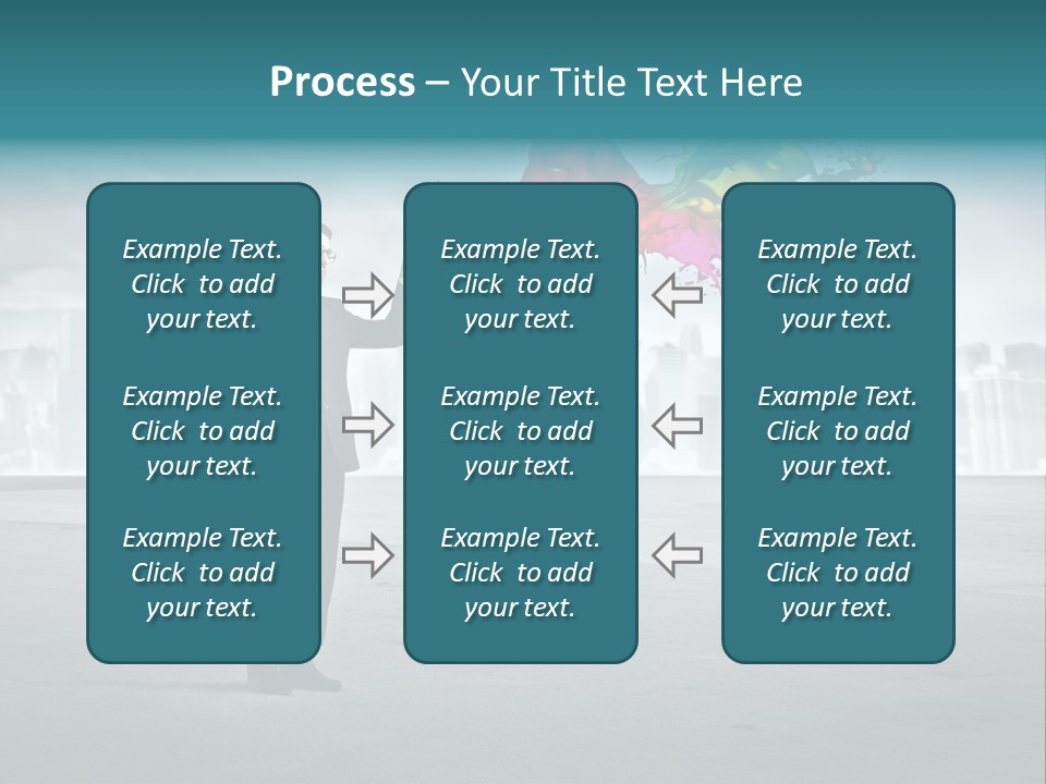 Man Way Paint PowerPoint Template