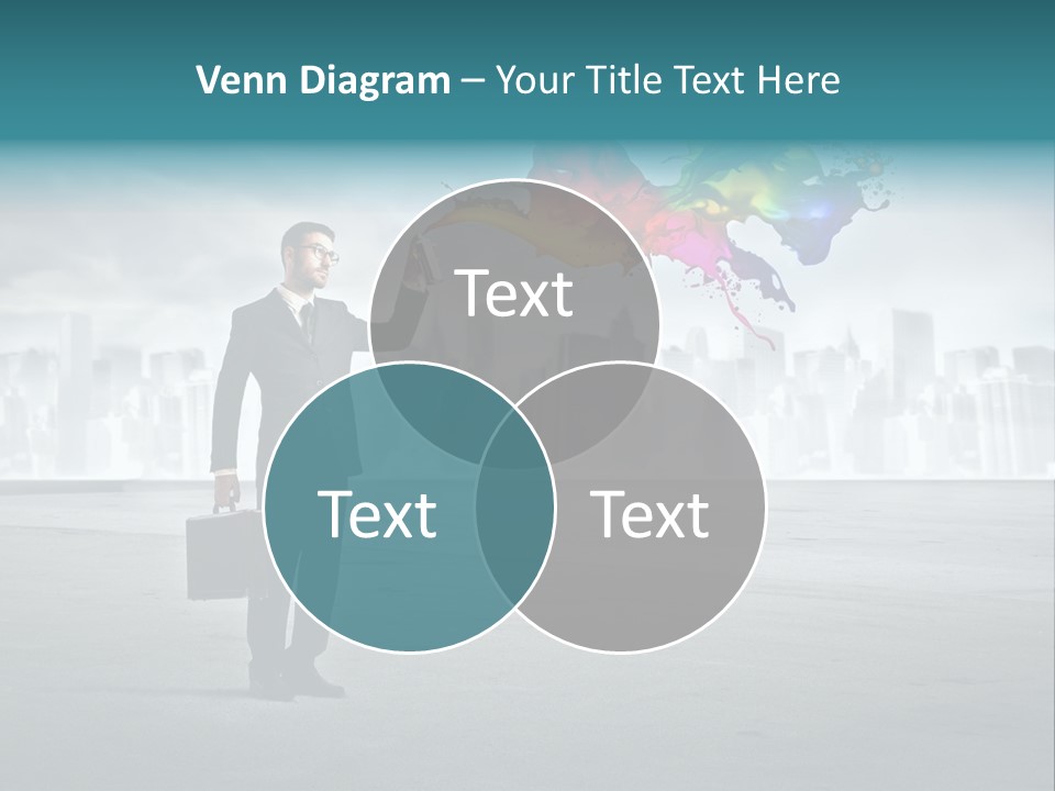 Man Way Paint PowerPoint Template