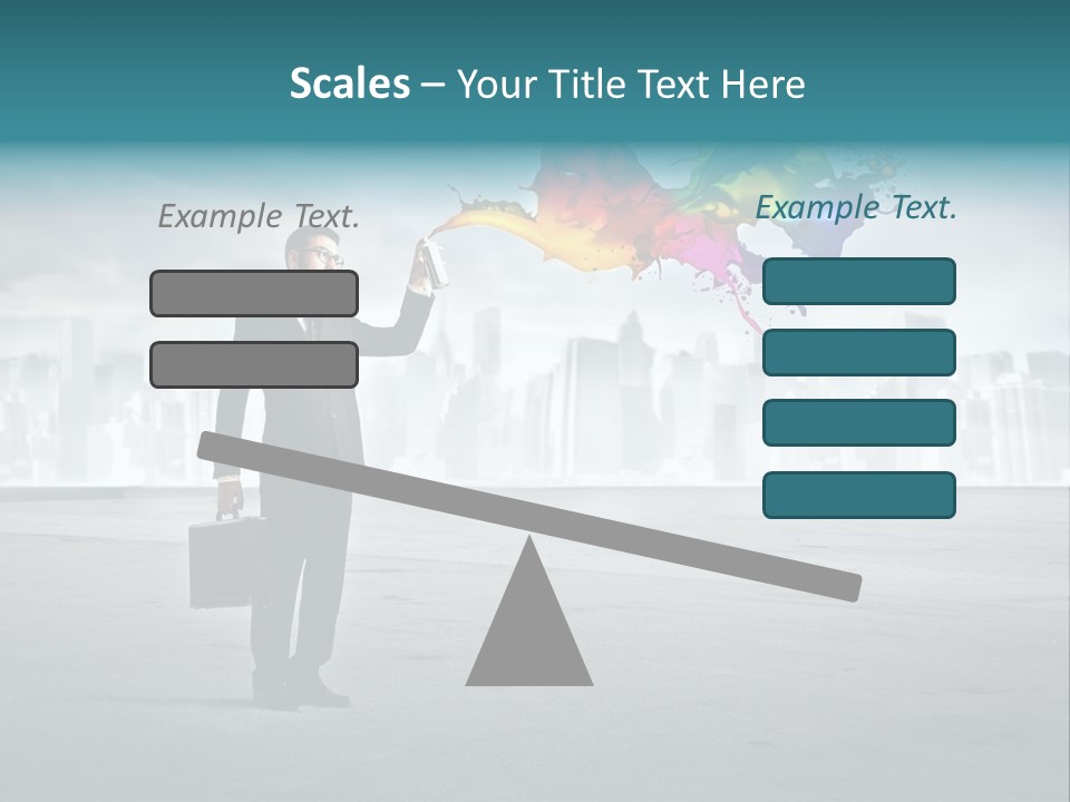 Man Way Paint PowerPoint Template