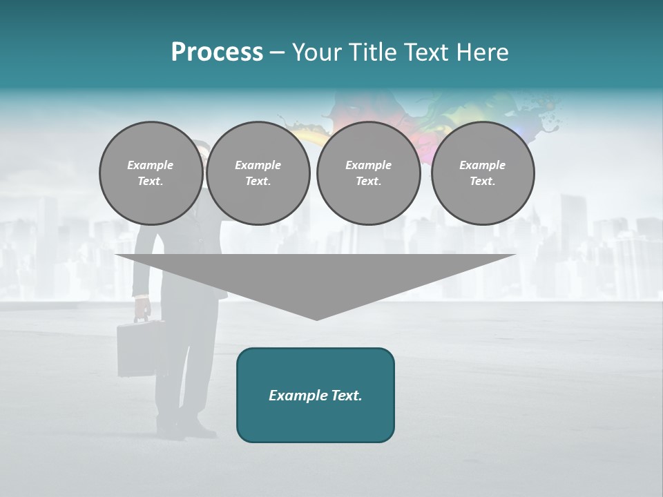 Man Way Paint PowerPoint Template