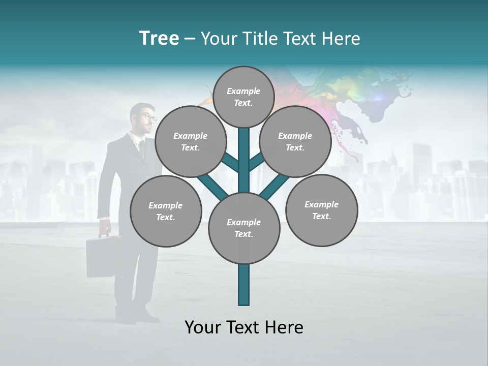 Man Way Paint PowerPoint Template