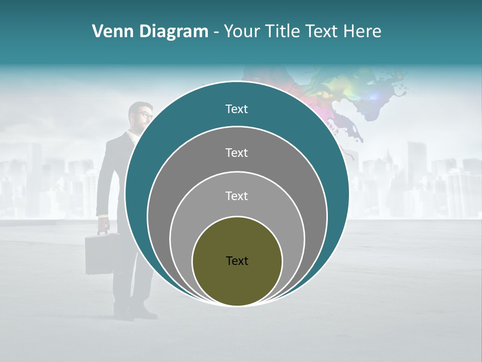 Man Way Paint PowerPoint Template