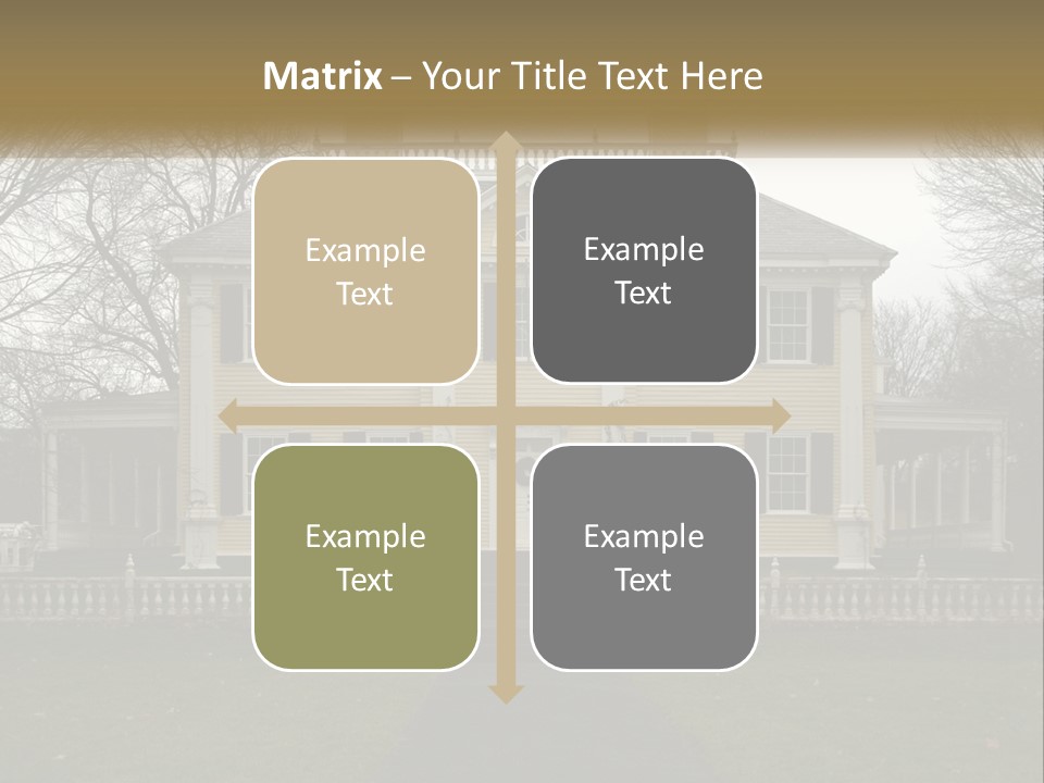 Traditional Culture Architecture House PowerPoint Template