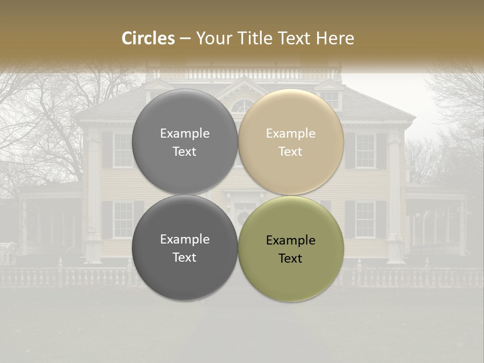 Traditional Culture Architecture House PowerPoint Template