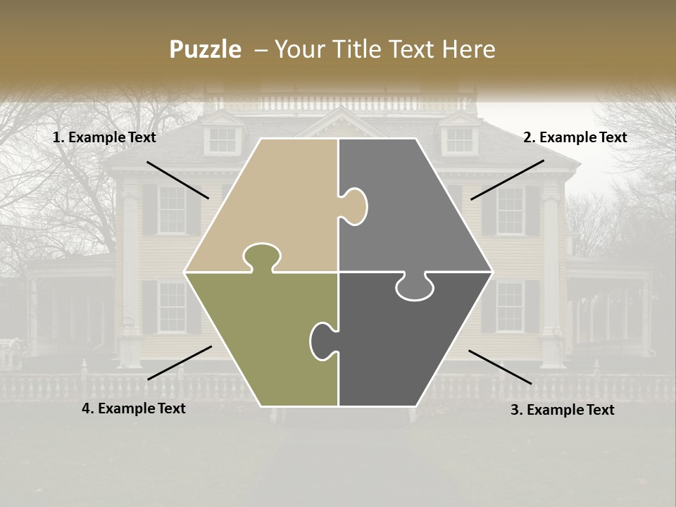 Traditional Culture Architecture House PowerPoint Template