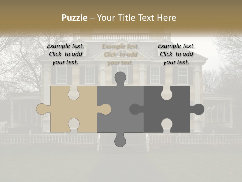 Traditional Culture Architecture House PowerPoint Template