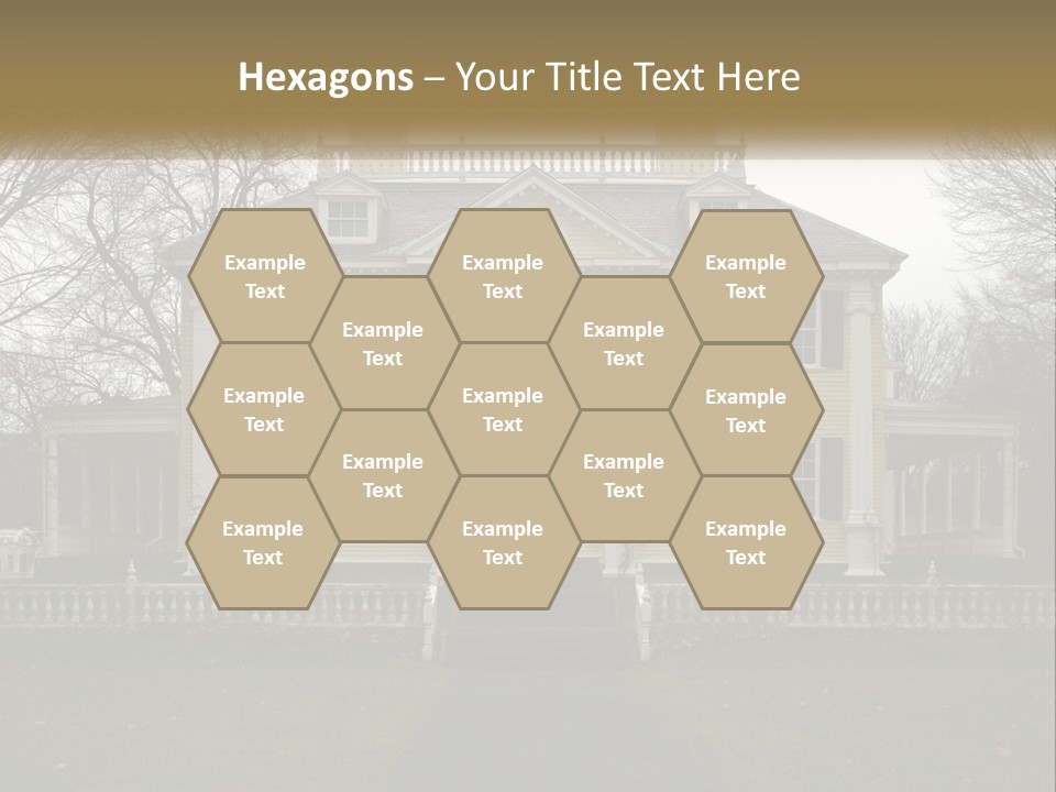 Traditional Culture Architecture House PowerPoint Template